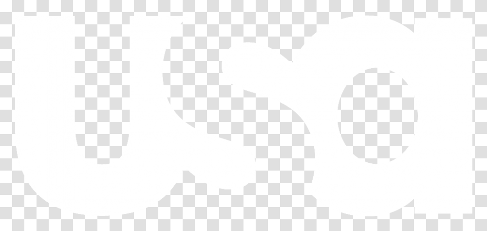Usa Network Logo Usa Network Logo White, Alphabet, Stencil Transparent Png