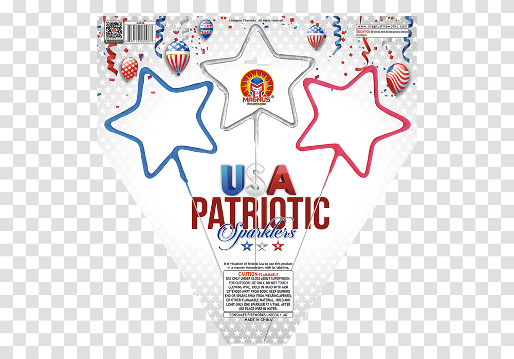 Usa Patriotic Sparklers Poster, Paper, Flyer, Advertisement, Brochure Transparent Png
