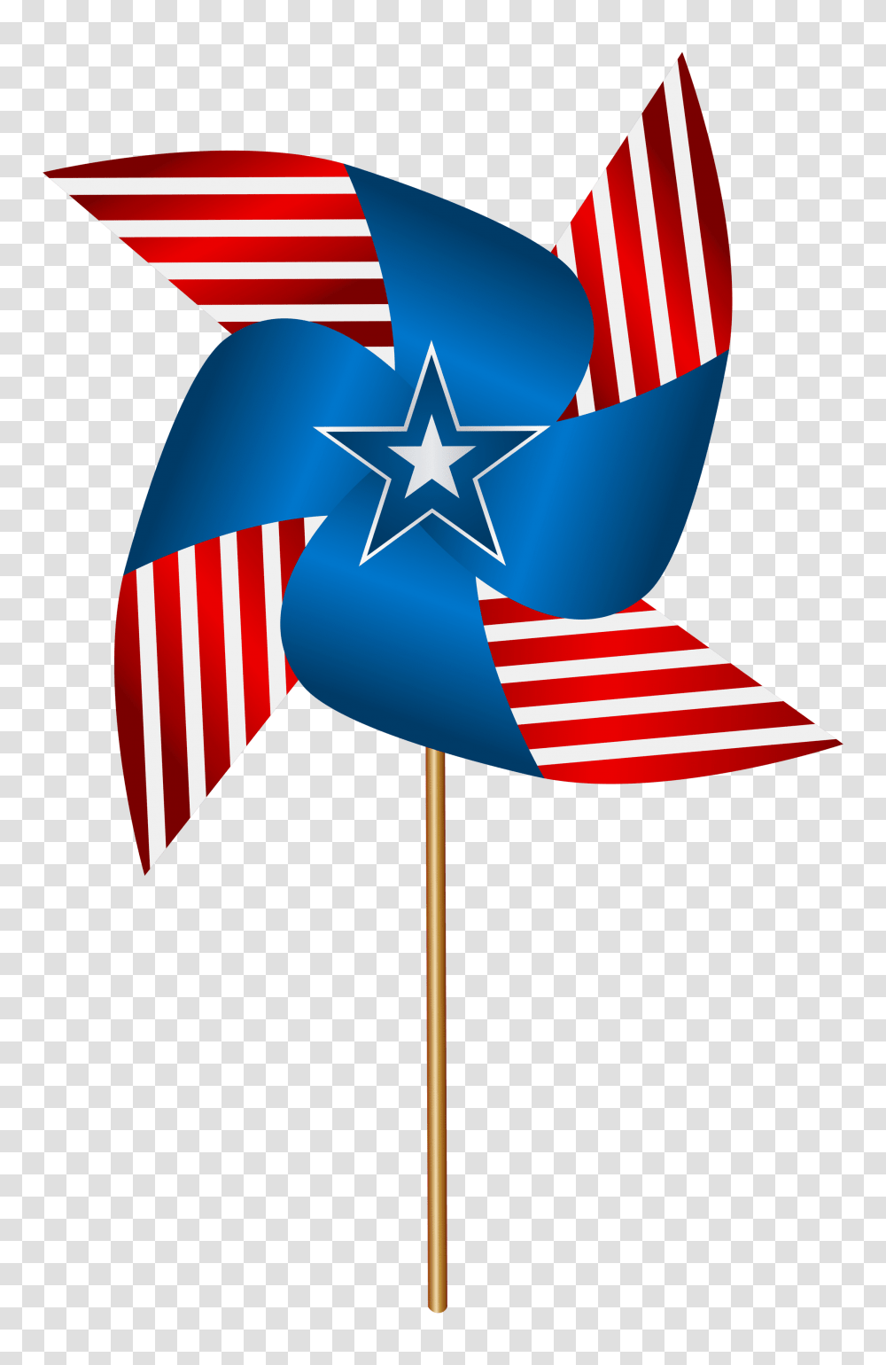 Usa Pinwheel Clip Art Image, Flag, American Flag, Star Symbol Transparent Png