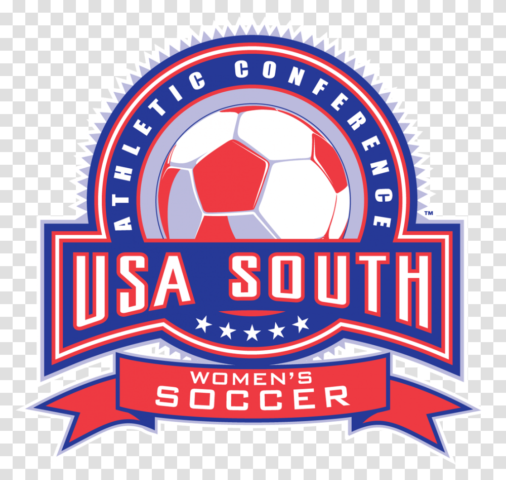 Usa South Usa South Athletic Conference, Logo, Building, Soccer Ball Transparent Png
