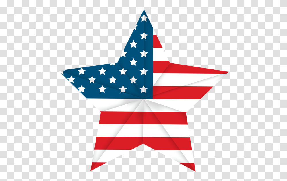 Usa Star Flag Clip Art Image Of July Art, Star Symbol Transparent Png