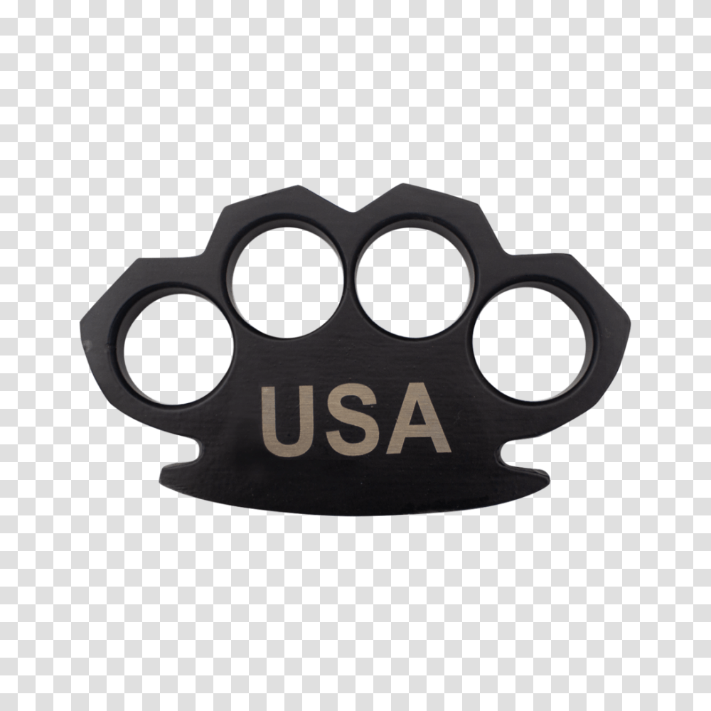 Usa Steam Punk Black Solid Steel Knuckles, Weapon, Weaponry, Logo Transparent Png