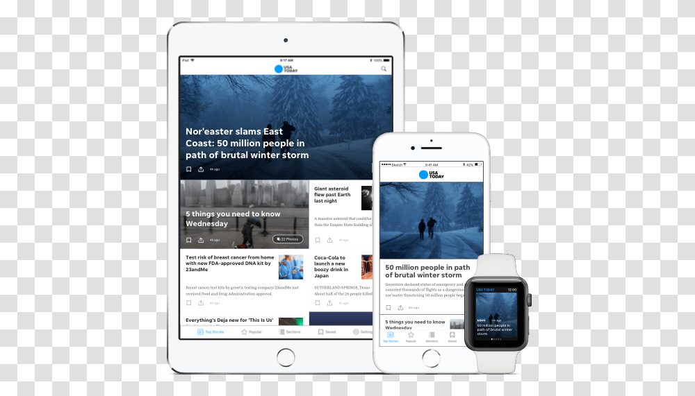 Usa Today App, Mobile Phone, Electronics, Cell Phone, Person Transparent Png