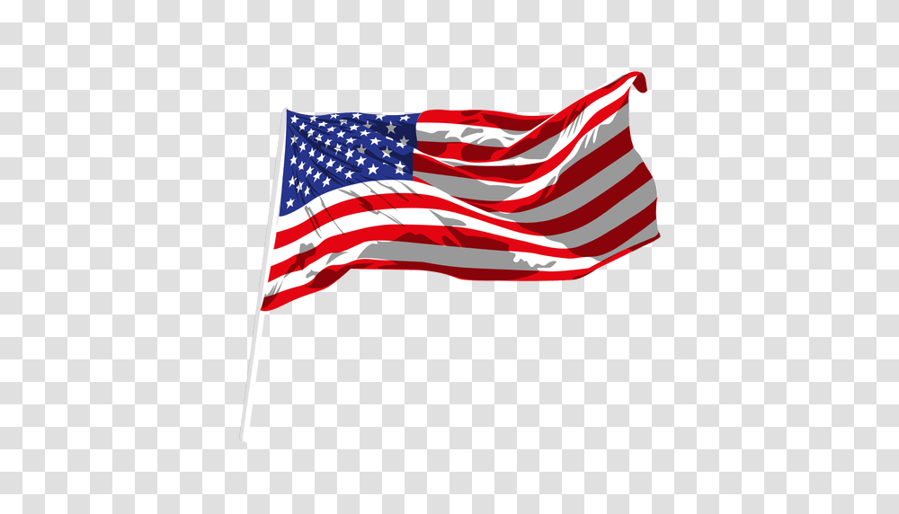Usa Waving Flag, American Flag Transparent Png