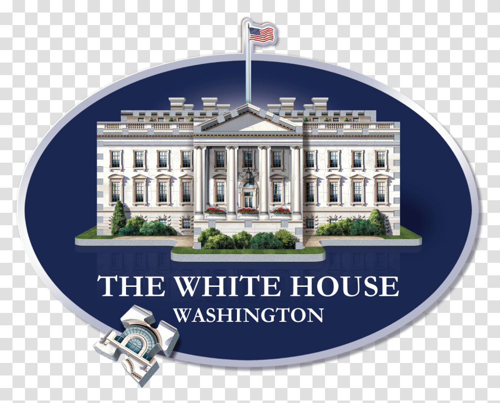Usa White House, Label, Poster, Advertisement Transparent Png