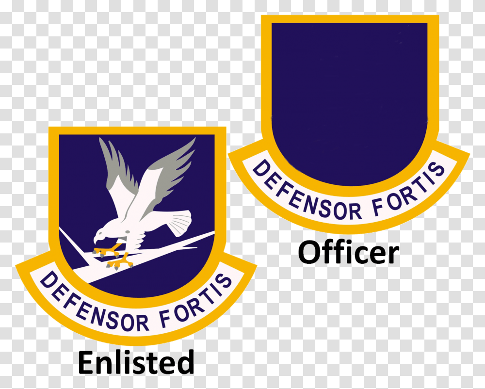 Usaf Security Forces Beret Flashes Graphic Design, Logo, Trademark, Bird Transparent Png