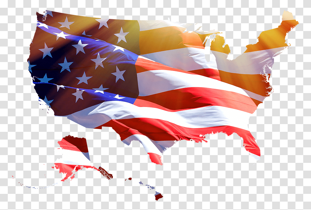 Usaflag Vote Republican Across The Board, American Flag Transparent Png