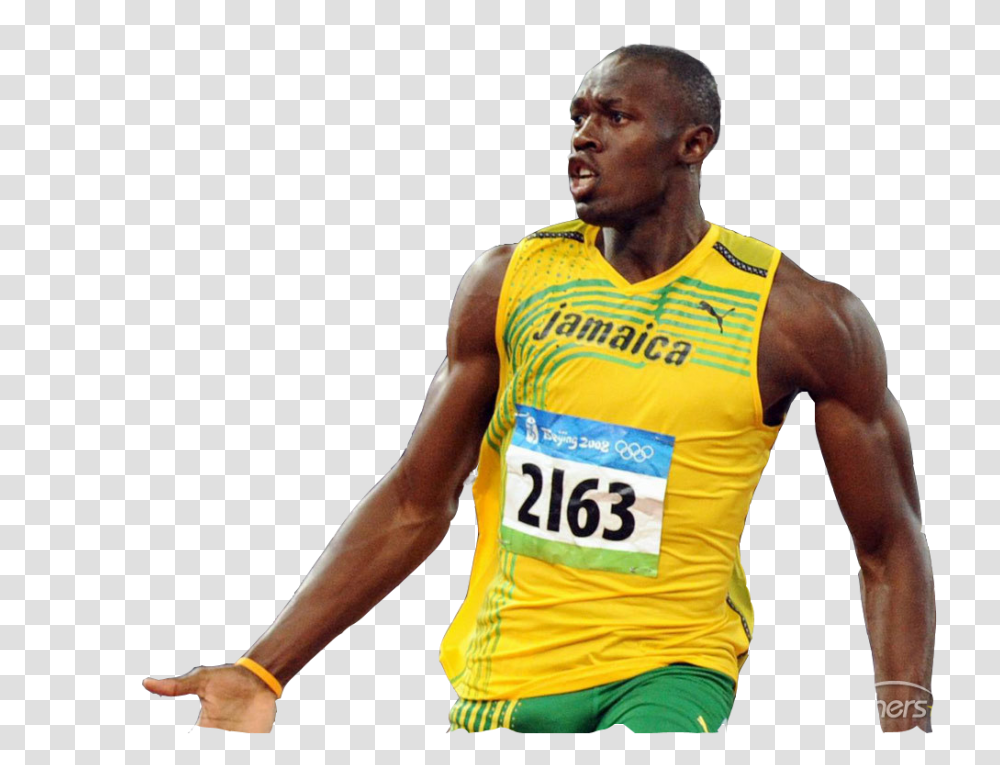 Usain Bolt Clipart, Person, Human, Sport, Sports Transparent Png