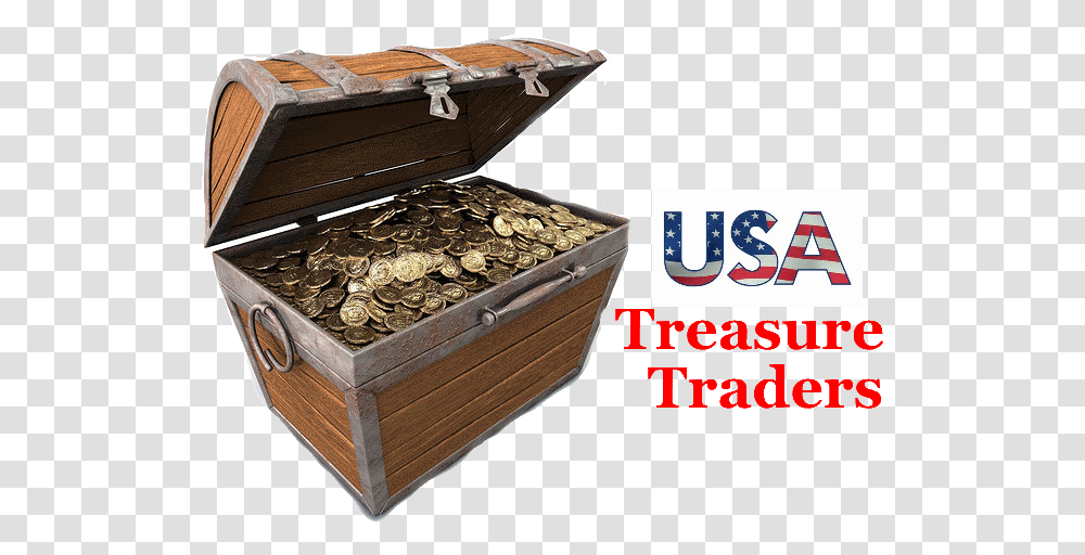 Usatreasuretraders Com Sunduk S Sokrovishami, Box, Money, Coin Transparent Png