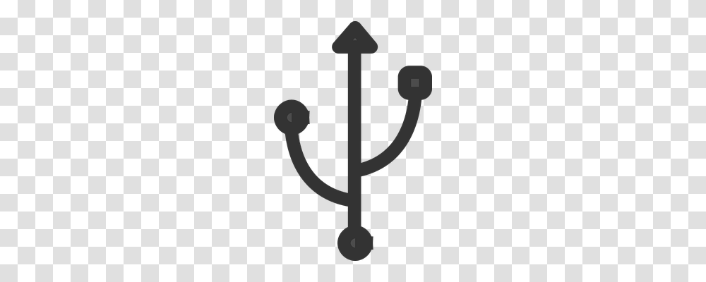 Usb Anchor, Hook, Cross Transparent Png