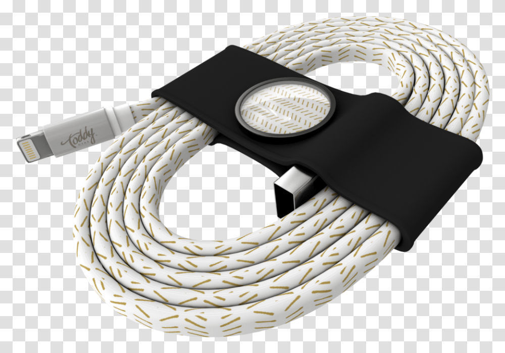 Usb Cable, Rope, Buckle, Saddle Transparent Png