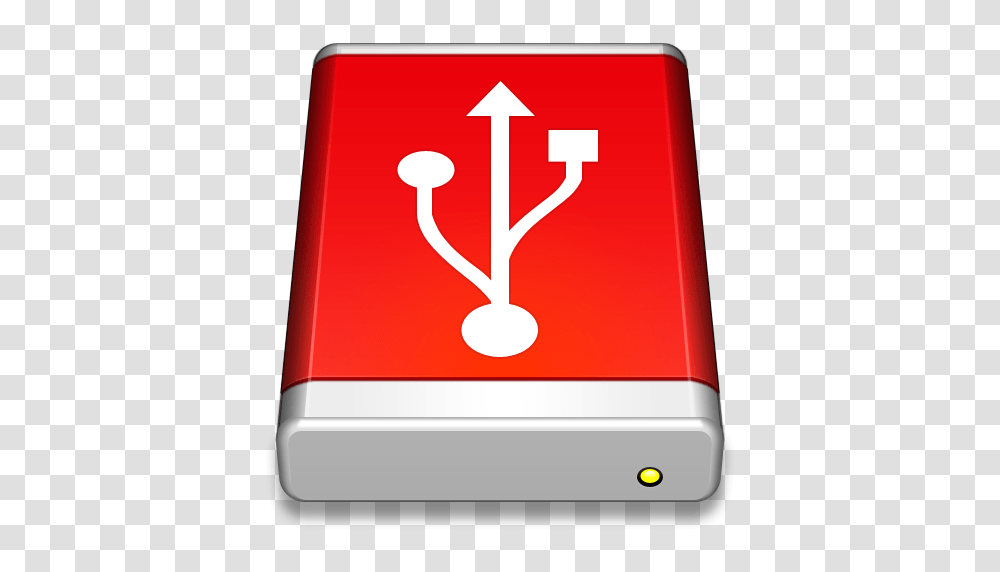 USB Drive Red Icon, Electronics, First Aid, Hook, Phone Transparent Png