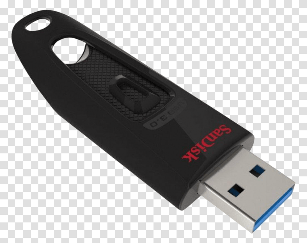 Usb Drive Sandisk 3.0 32gb Pen Drive, Adapter, Electronics, Plug Transparent Png