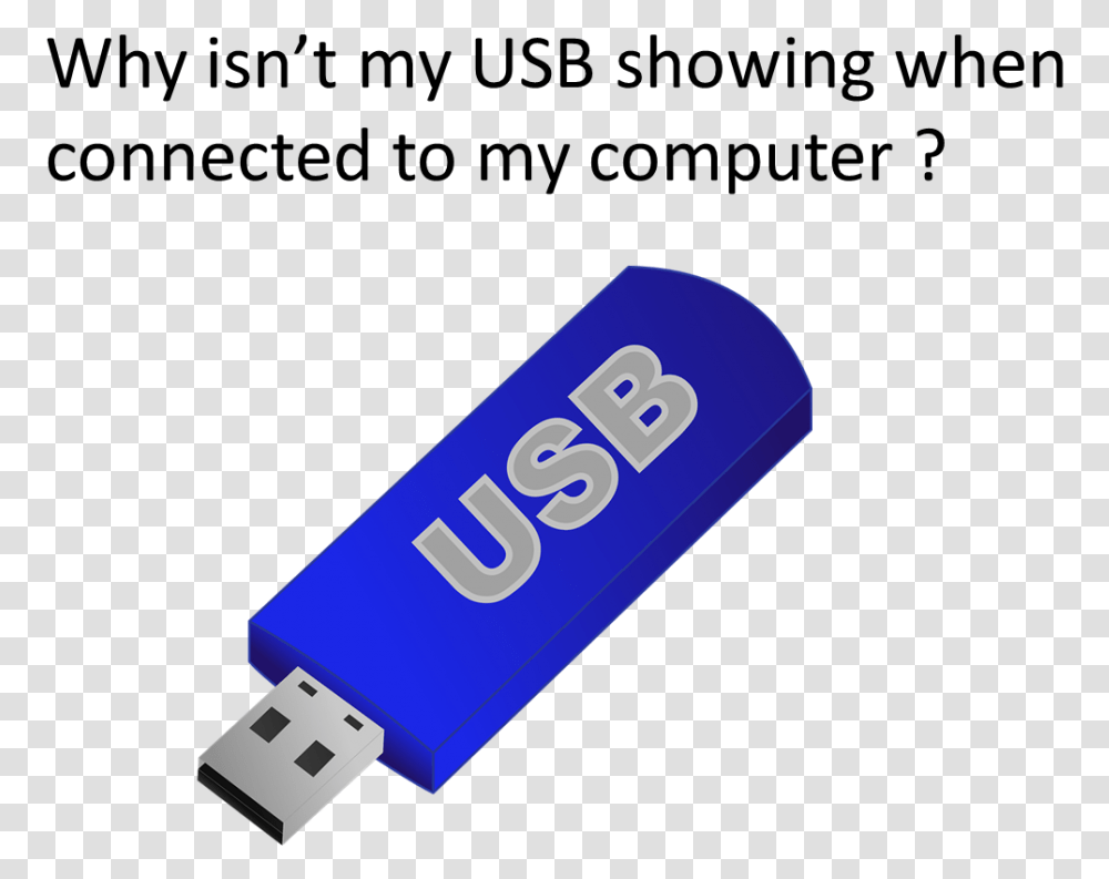 Usb Not Connecting Flash Drive Clip Art, Electronics, Hardware, Computer Transparent Png