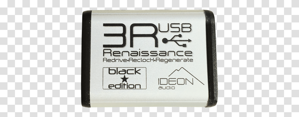 Usb Renaissance Mk2 Black Star - Ideonaudio Portable, Adapter, Electrical Device, Text, Electronics Transparent Png
