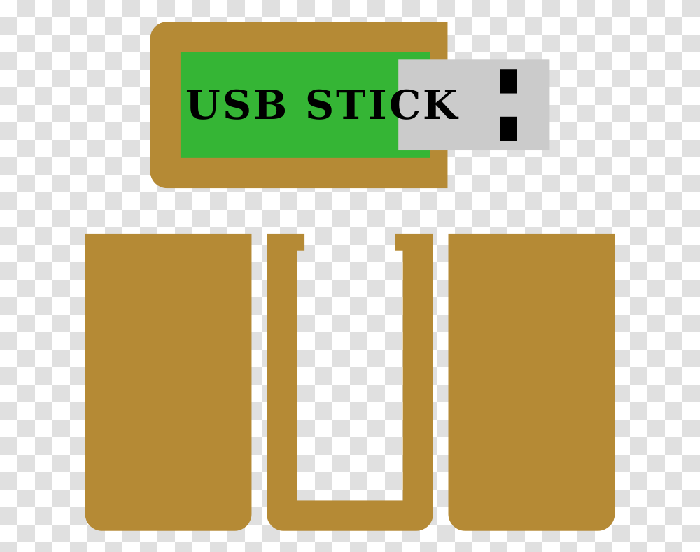 Usb Stick Original Size For Own Wooden Casing Usb Flash Drive, Label, Word Transparent Png