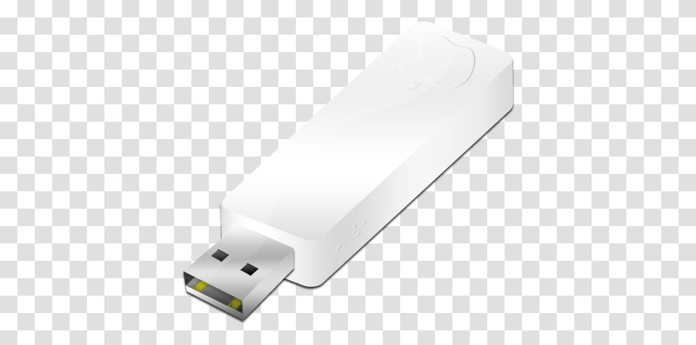 Usb Stick White Flash Drive, Adapter, Electronics Transparent Png