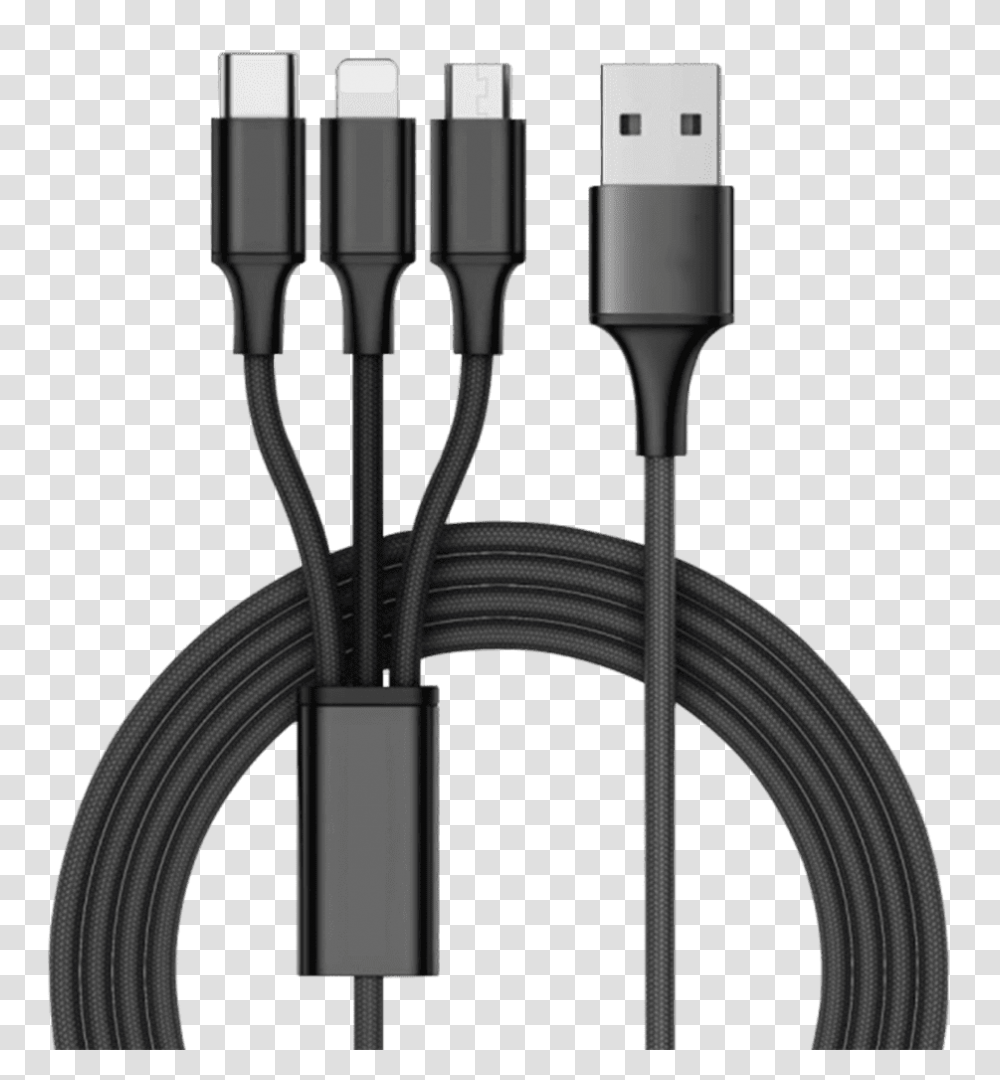 Usb To Micro Usb Lightning C, Cable, Lamp, Adapter Transparent Png