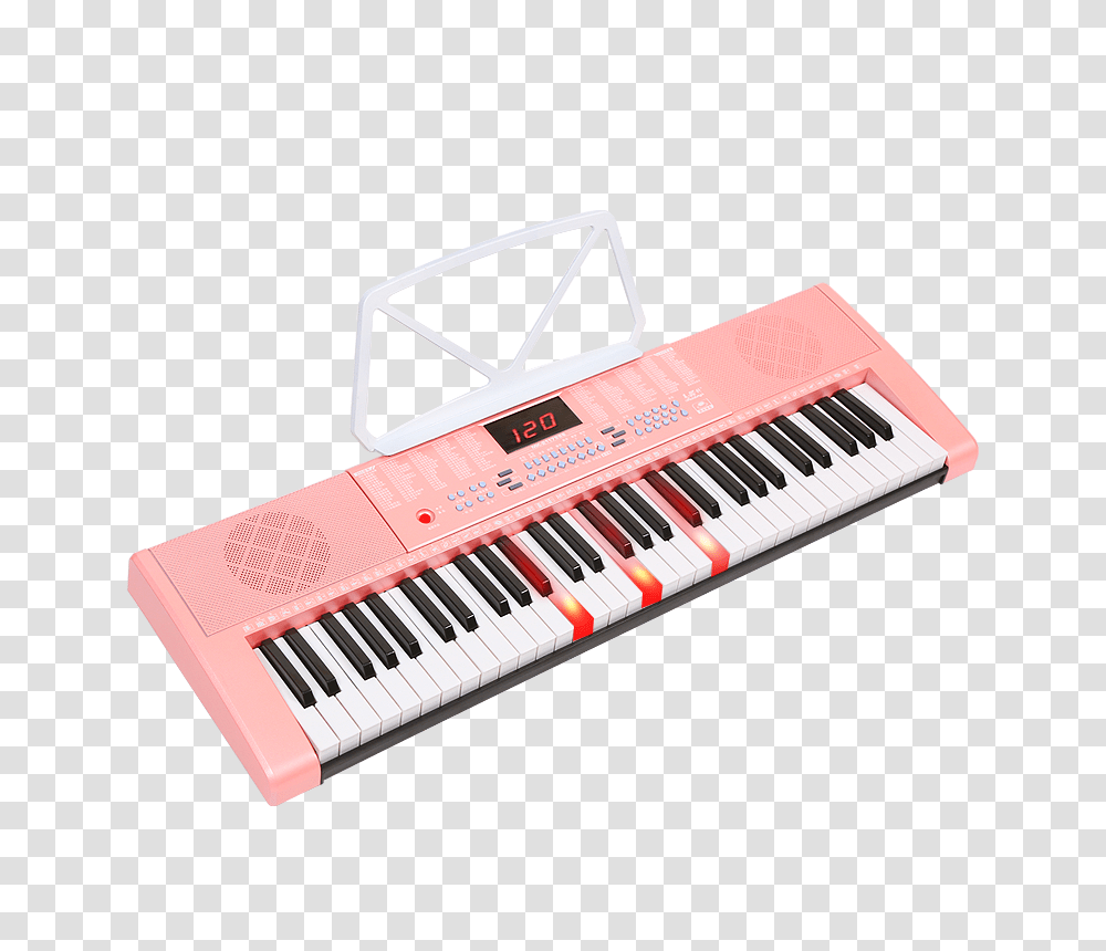 Usd Beauty Girl Pink Smart Keyboard Adult Piano Keys, Electronics Transparent Png