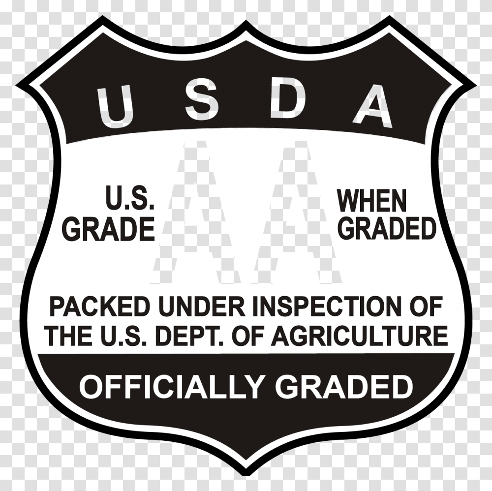 Usda Grade B Of Cheese, Logo, Trademark Transparent Png
