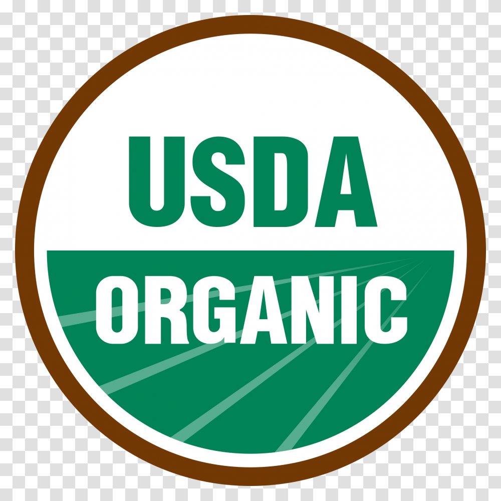 Usda Organic, Label, Plant, Word Transparent Png