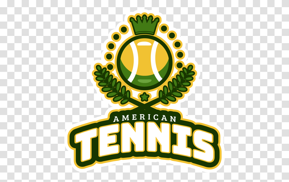Use A Tennis Logo Maker To Make Team Tennis Logo, Symbol, Trademark, Badge, Plant Transparent Png