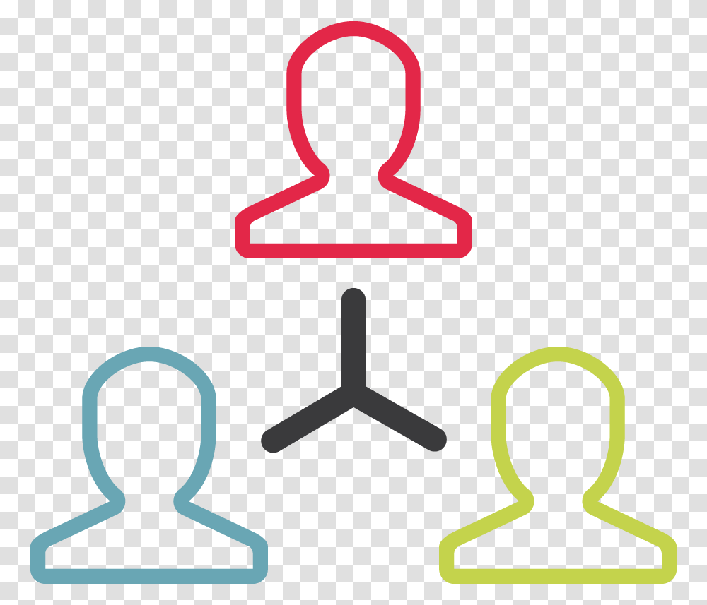 Use Collaboration For Better Teamwork Team Of Three Icon, Fence, Light Transparent Png