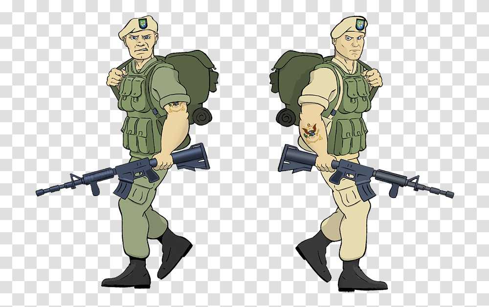 Use On Site Soldier, Person, Duel, Military Uniform, Army Transparent Png