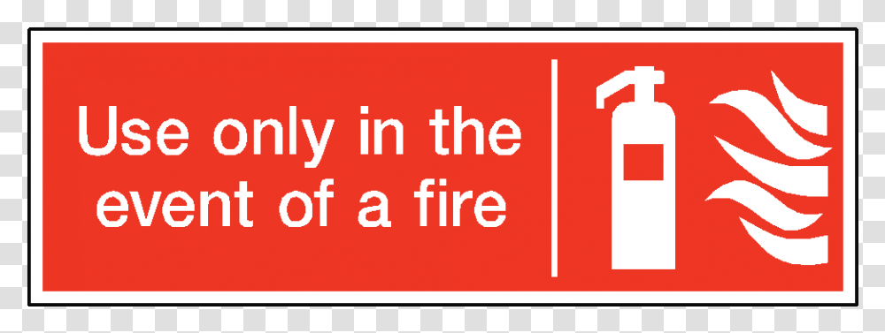 Use Only In The Event Of Fire Safety Sticker Coquelicot, Home Decor, Face, Sport Transparent Png