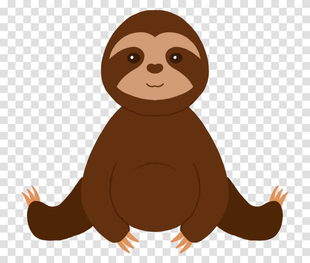 Use Our Adorable Free Summer Break Sloth Cut File To Sloth Free To Use, Wildlife, Animal, Mammal, Snowman Transparent Png