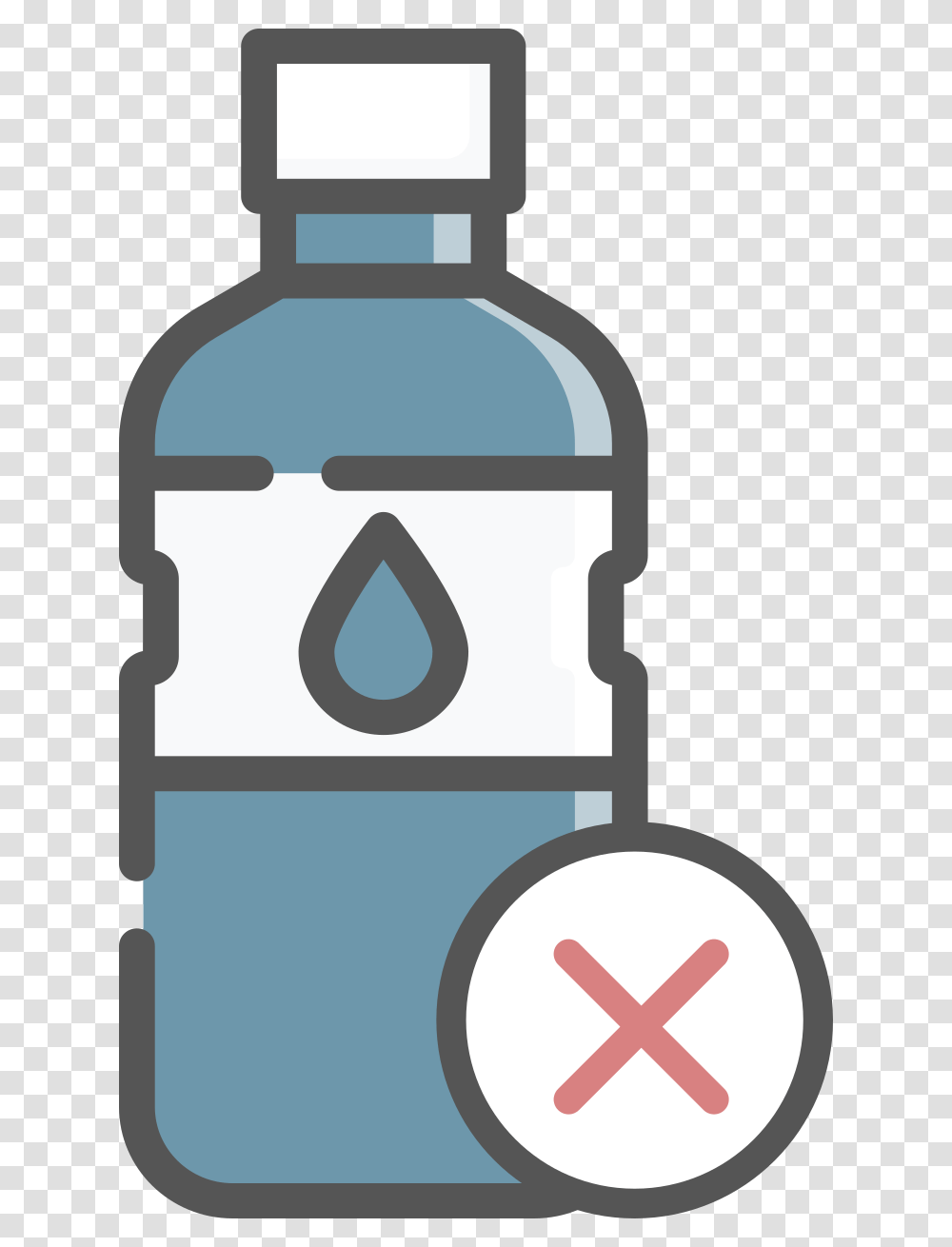 Use Plastic Free Icon, Bottle, Label Transparent Png