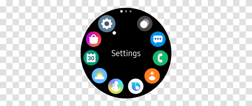 Use S Health Samsung Galaxy Watch3 Optus Samsung Galaxy Watch Series, Text, Bubble, Number, Symbol Transparent Png