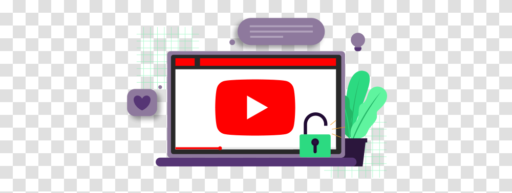 Use The Best Vpn For Youtube To Change Your Region Smart Device, Text, Security, First Aid, Screen Transparent Png