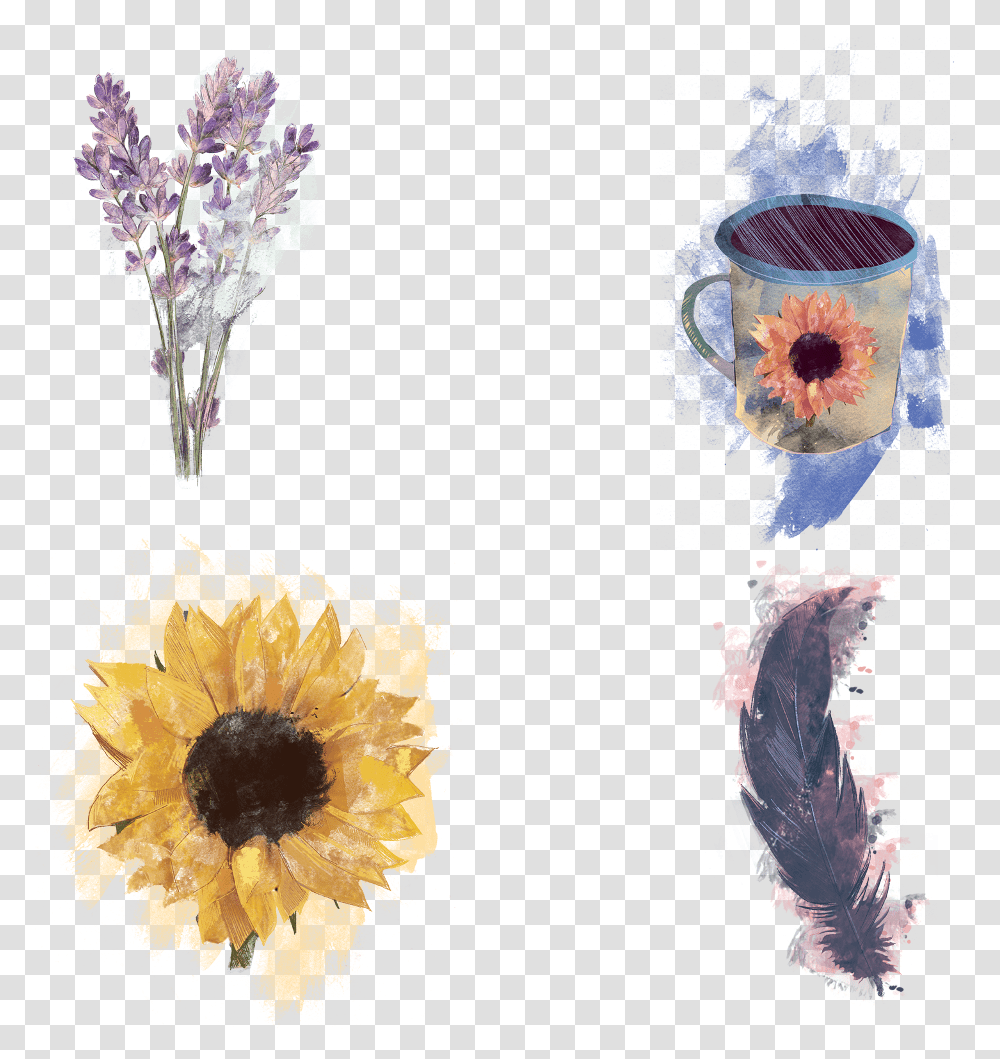 Use These Sample Clipart Items From The Watercolor, Invertebrate, Animal, Sea Life, Plant Transparent Png
