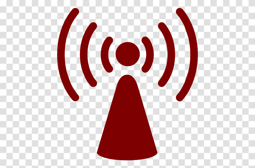 Use Tower Light Blood Red Icon Access Point Symbol, Cone, Fir, Tree, Plant Transparent Png