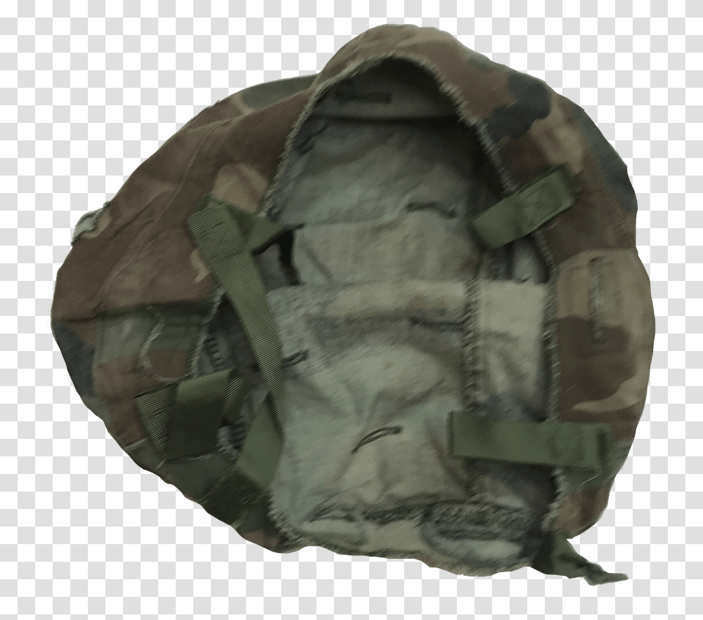 Used Bdu Helmet Cover Woodland Diaper Bag, Apparel, Military Uniform, Hood Transparent Png