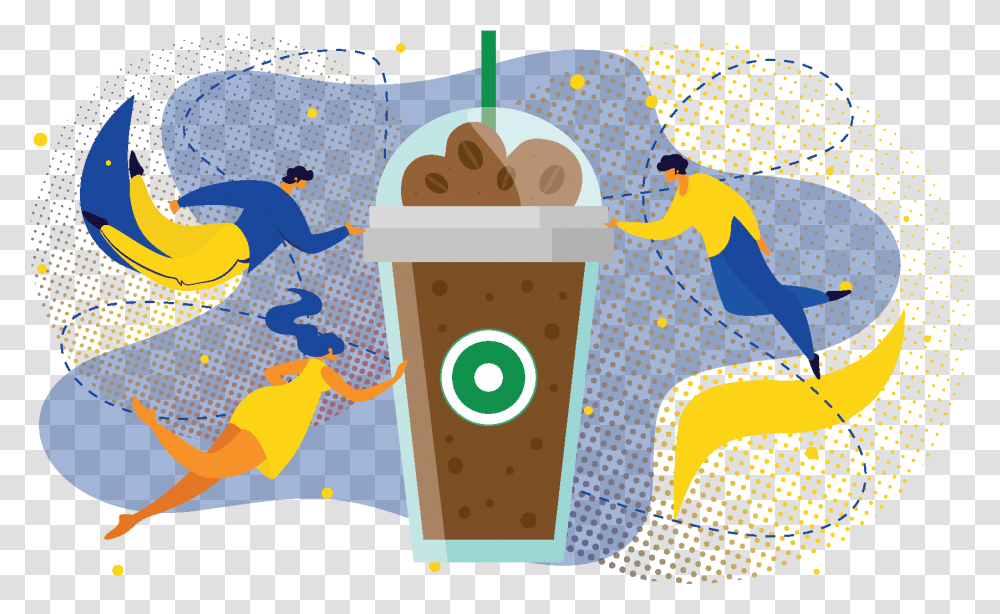 Useful Insights From Starbucks Loyalty Program Cartoon, Beverage, Drink, Pac Man, Super Mario Transparent Png