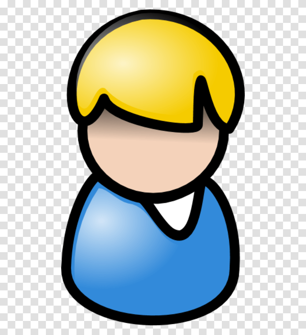 User Boy Icon Blond Hair Concept Cartoons Science Electricity, Helmet, Label Transparent Png