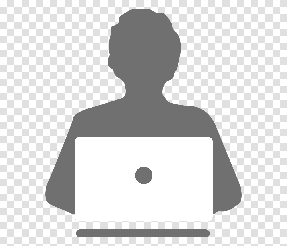 User Computer Icon, Paper, Silhouette, Person, Electronics Transparent Png