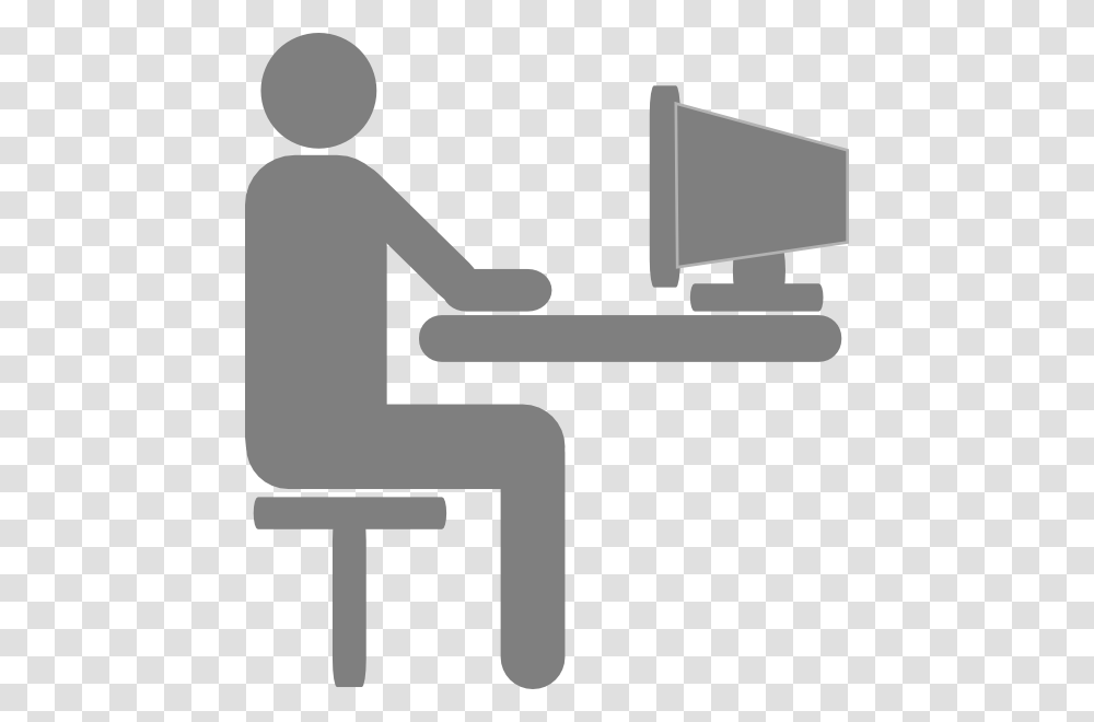 User Grey Clip Art, Standing, Sitting, Computer, Electronics Transparent Png