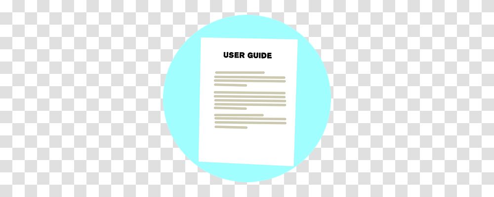 User Guide Label, Document, Sticker Transparent Png