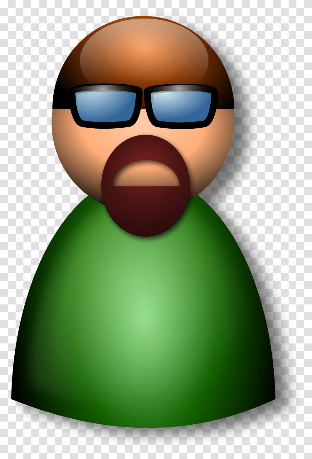 User Icon Remix Clip Arts Bald And Beard With Sun Glasses, Sunglasses, Accessories, Accessory, Head Transparent Png