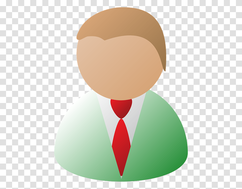 User Man Person Human Tie Suit Business Person Clip Art, Balloon, Face, Accessories Transparent Png