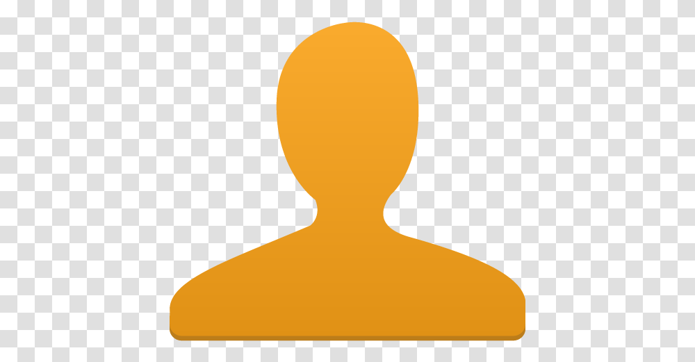 User Orange Icon Flatastic 4 Iconset Custom Design Orange Customer Icon, Silhouette, Art, Worship, Sunlight Transparent Png
