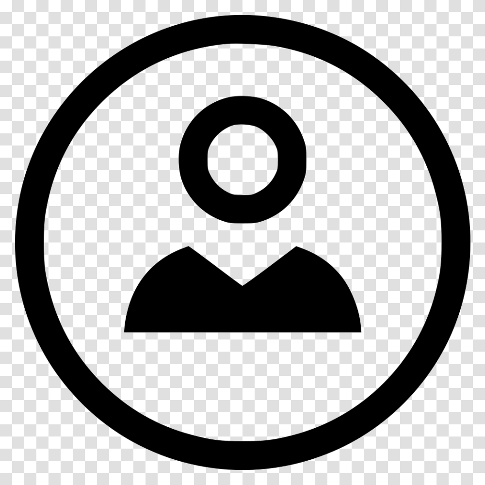 User Profile Person Staff Boss Circle, Stencil, Logo, Trademark Transparent Png