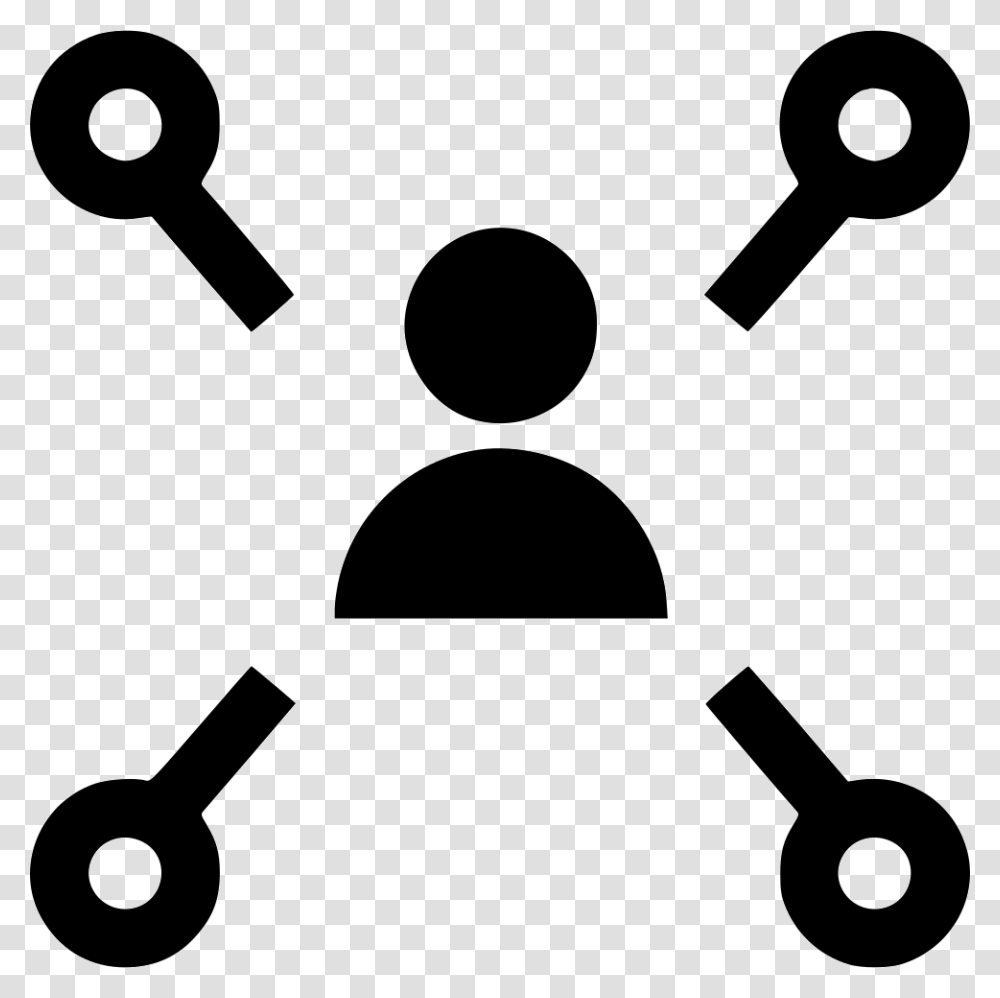 User Signal Icon, Key, Silhouette, Security Transparent Png