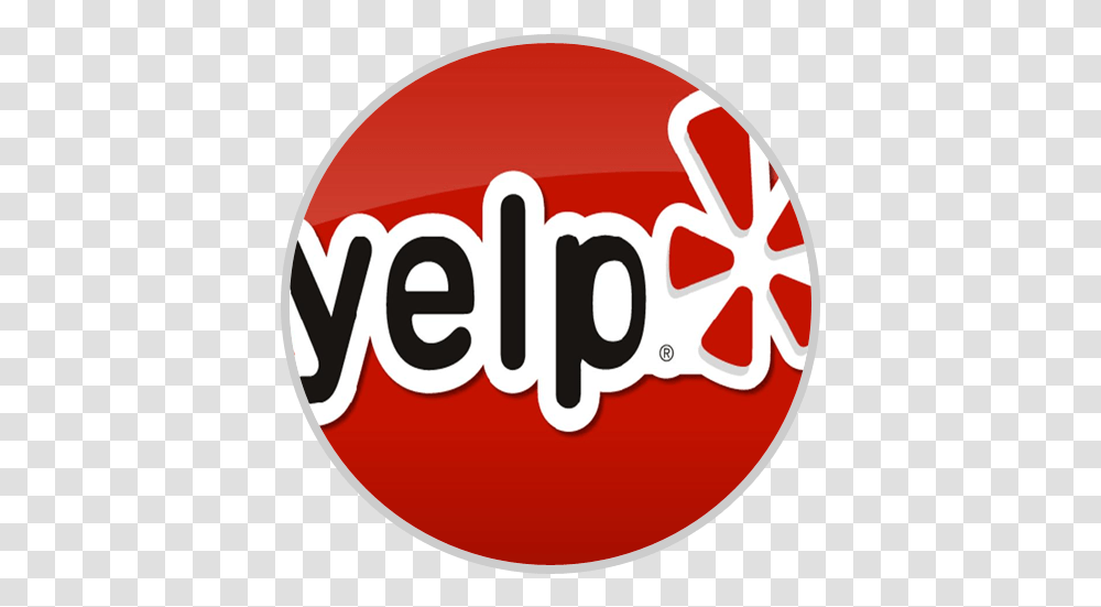 User Yelp Circle Logo, Symbol, Label, Text, Meal Transparent Png