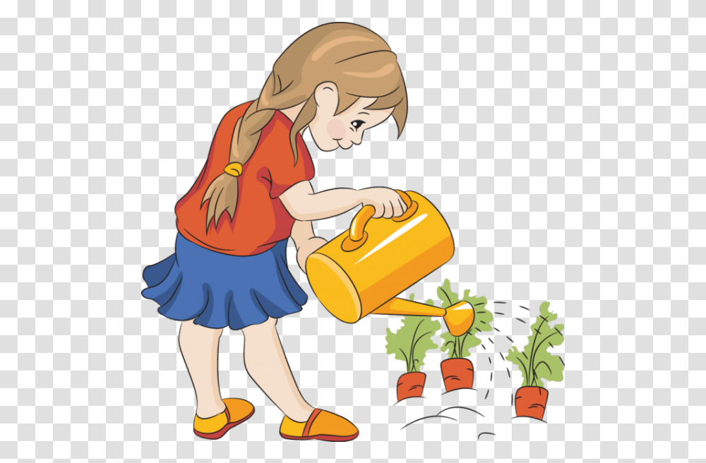 Uses Of Water For Watering Plants Clipart - Free Images Girl Watering Plants Clipart, Person, Human, Outdoors, Washing Transparent Png