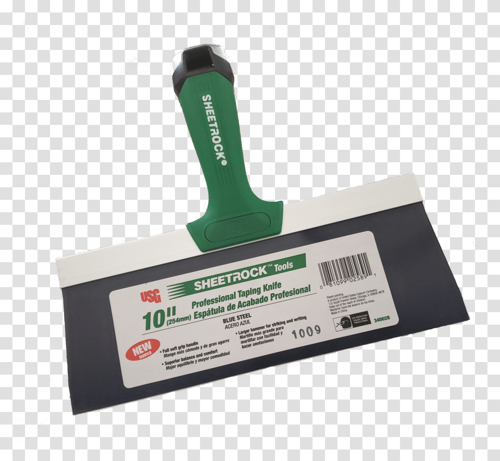 Usg Sheetrock Professional Drywall Taping Knives Sheetrock, Business Card, Paper, Hammer Transparent Png