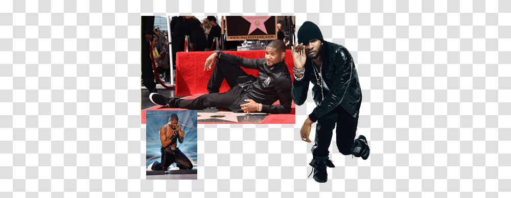 Usher Singer Pop R B Music 24x18 Trey Songz Chris Brown Usher, Person, Clothing, Crowd, People Transparent Png
